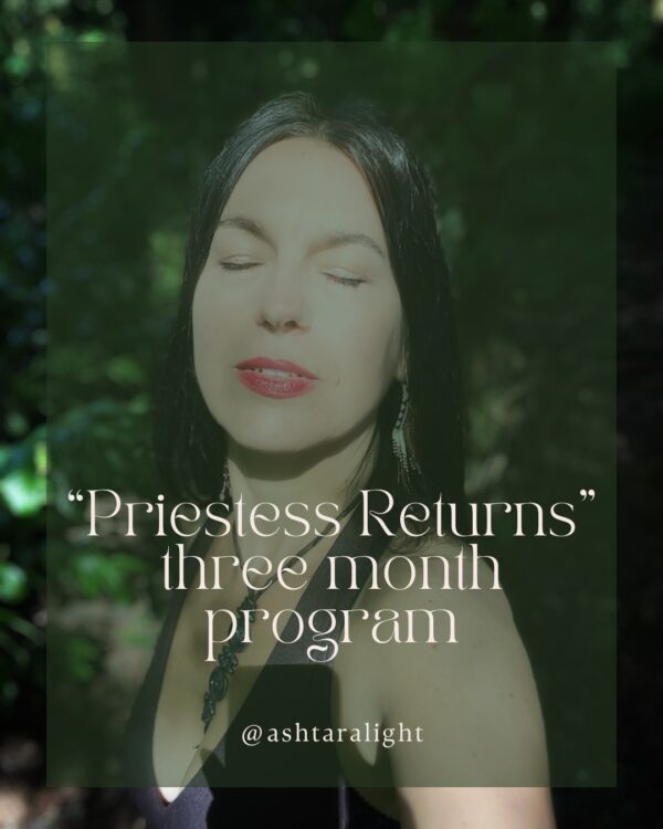 "Priestess Returns" Three Month Program